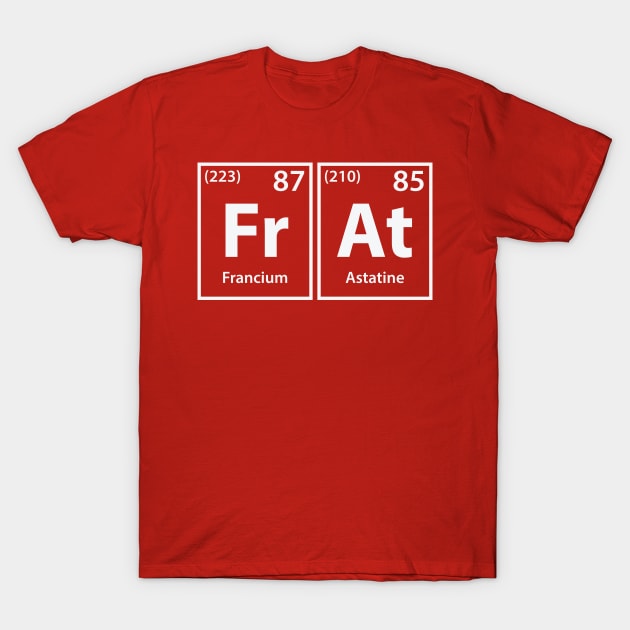 Frat Elements Spelling T-Shirt by cerebrands